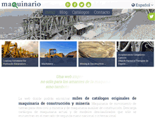 Tablet Screenshot of maquinario.net